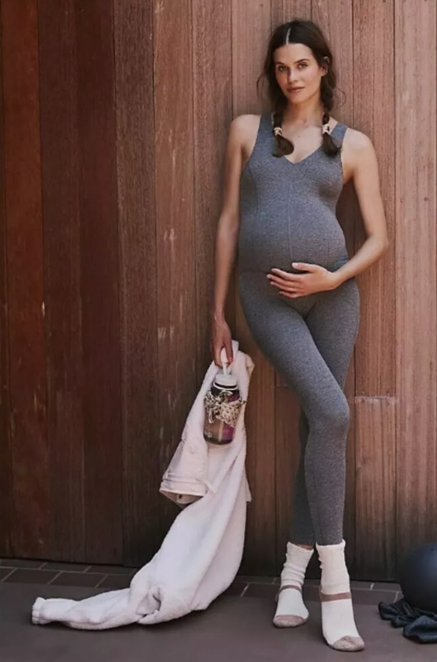 FP Movement x Hatch Maternity‎ Jumpsuit, XS Never Better One Piece Gray Heather